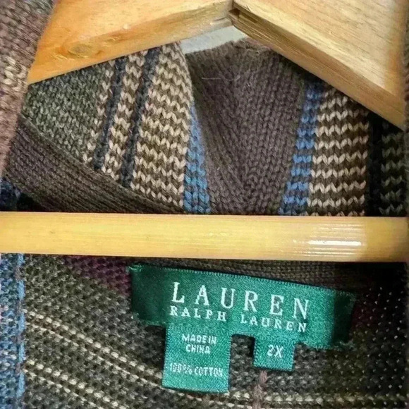 Ralph Lauren Wrap Vest Women Size 2X Plaid Academia Western Layering Piece - Picture 7 of 13